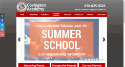 Desktop Screenshot of covingtonacademy.com