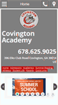 Mobile Screenshot of covingtonacademy.com